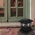 thumbnail image 3 of WEUVEB Solar Post Light Outdoor Black with European Design for Garden Patio and Landscape Decor, 3 of 7
