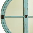 thumbnail image 3 of Park Designs Sea Green Round Window Wood Mirror 27.75"H, 3 of 3