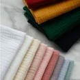 thumbnail image 2 of Tela de algodón de doble capa de crepé de color puro de 140 x 50 cm, para hacer ropa de bebé suave, tela para ropa DIY, 2 of 5