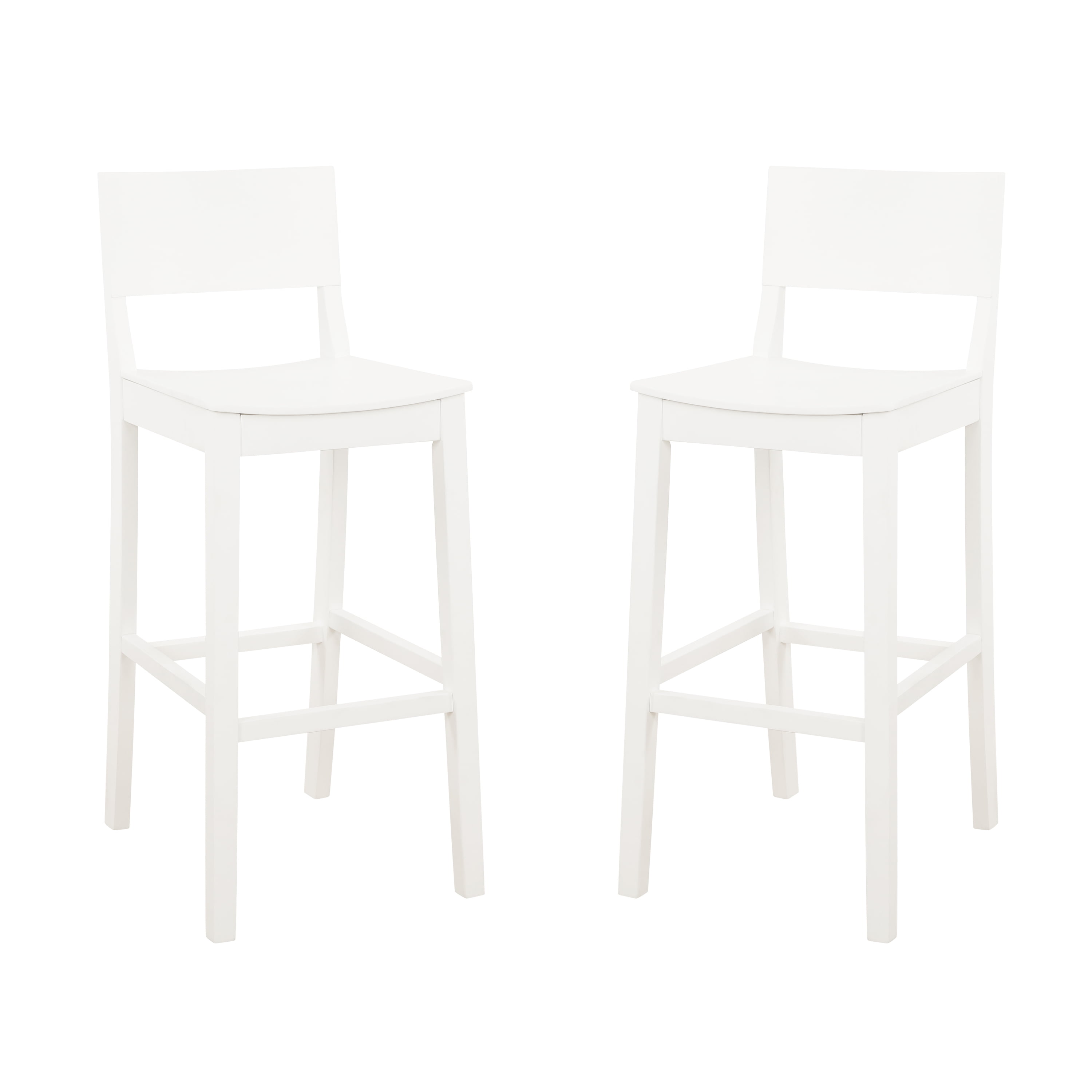 Linon Kristle 31" Indoor Folding Bar Stool, Gray wash/Beige