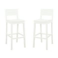 thumbnail image 2 of Linon Darcy 30" Indoor Wood Bar Stool, Set of 2, White, 2 of 10