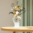 thumbnail image 4 of Vase en Céramique Pot en Porcelaine Gingembre pour Rangement Collection Florale S, 4 of 8