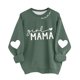 thumbnail image 1 of Tops de Manga Larga de las Mujeres Blusa Suelta Impresa Casual Cuello Redondo Sudaderas sin Capucha Suaves Cómodas Cuatro Estaciones de Manga Larga para las Mujeres, 1 of 6
