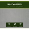 thumbnail image 4 of Outsunny Steel Freestanding Chair Porch Swings with Canopy, Light Gray, 4 of 9