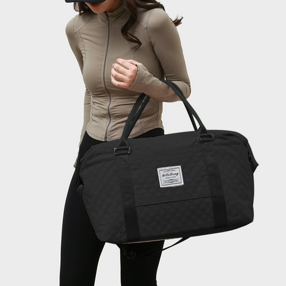 Large Women Travel Duffle Bag - Womens Gym Tote Duffle Bag with Wet Pocket & Sport Travel Duffle Bag Large Gym Tote Bag With Toiletry Bag Large Overnight Bag For Women Girls Clearance