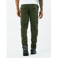 thumbnail image 5 of Men's Hiking Cargo Pants Work Climbing Camping Snow Ski Trousers with 6-Pockets, 5 of 7