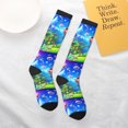 thumbnail image 6 of Saiise Mario Az Funny Socks Men Women Boys Kids Adults Novelty Graphic Crew Tube Socks Crazy Design Casual Dress Socks for Sports,Running,Travel, 6 of 7
