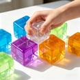 thumbnail image 4 of STPToys 4 Pack Ice Cube Squeeze Blocks, Soft Slow Rebound Anxiety Relief Accessory, Great For Birthday Gifts, Party Favors, Classroom Rewards, 4 of 6