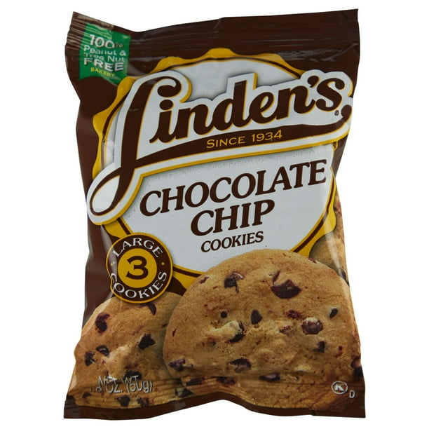 ワンピース CHOCOCHIP COOKIE 18 Linden's Chocolate Chip Cookies, 1.8 oz., 18 pk. - Samsclub.com
