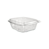 Dart ClearPac SafeSeal Tamper-Resistant/Evident Containers, Domed Lid, 24 oz, Clear, Plastic, 100/Bag, 2 Bags/Carton
