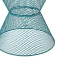 thumbnail image 5 of GDF Studio Doane Outdoor Metal Mesh Hourglass Side Table, Matte Teal, 5 of 8