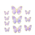 thumbnail image 5 of Decoración de pastel de mariposa de hada rosa morada, decoración de pastel, tarjeta de inserción, complemento de pastel de cumpleaños, 5 of 5