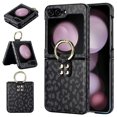 thumbnail image 1 of Étui en Cuir Mat avec Support pour Samsung Galaxy Z Flip 5, iPhone 16 Pro Max, 1 of 7