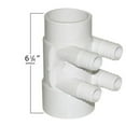 thumbnail image 2 of Hot Tub Compatible With Marquis Spas Manifold  2" S X 2" Sg 4- 3/4" Barbed MRQ250-0135, 2 of 2