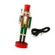 thumbnail image 5 of Figura de cascanueces navideño, iluminada con luces, figura de mesa, 28,5 cm Verde, 5 of 9