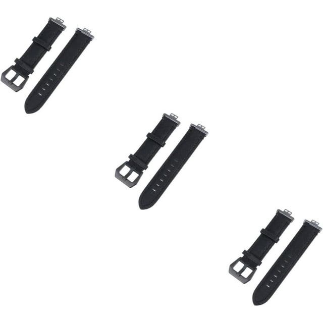 Huggegwe 2 Pcs Bracelet en Cuir Mode Cuir Véritable U2537-8979