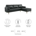 thumbnail image 6 of Valour 98" Leather Sectional Sofa, 6 of 7