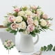 thumbnail image 4 of Ramo de rosas artificiales flores falsas para decoraciones de boda y arreglos florales para el hogar, 4 of 6