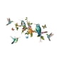 thumbnail image 1 of 3D Colorful Birds on Tree Branch Wall Art Sticker -Flower Hummingbirds Butterfly Wall Decal,Removable Flying Bird, 1 of 5
