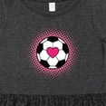 thumbnail image 4 of Inktastic Soccer Player Sports Lover Girls Toddler Dress, 4 of 5