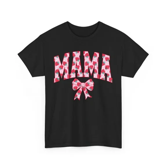 Summer Vibes T-Shirt, Mama Strawberry Tee, Summer T-Shirt