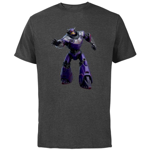 Disney PIXAR Lightyear Emperor Zurg - Short Sleeve Cotton T-Shirt for Adults - Customized-Charcoal