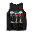 thumbnail image 4 of Delliss Women's Stylish Heart Print Tank Top Sleeveless Independence Day Blouse Crew Neck Simple T-Shirt, 4 of 4