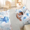 thumbnail image 4 of Erosebridal Nautical Marine Animals 7pcs Bedding Comforter Set,Cute Jellyfish Colorful Coral Queen Bedding Sets For Teens,Reversible, 4 of 7