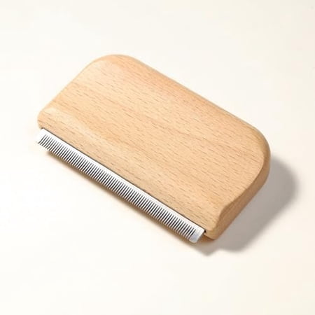 Undercoat Rake Brush Dematting Comb shedding tool Dematting Tool Brush Efficiently Detangle and Groom Coats for Large Medium Small Dogs and Cats Comb for (M 4.33 inch)