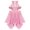 Pink, variant on iiniim Girls Sequin Ballet Dress Halter Irregular Skirts Leotard Ballerina Lyrical Dancewear