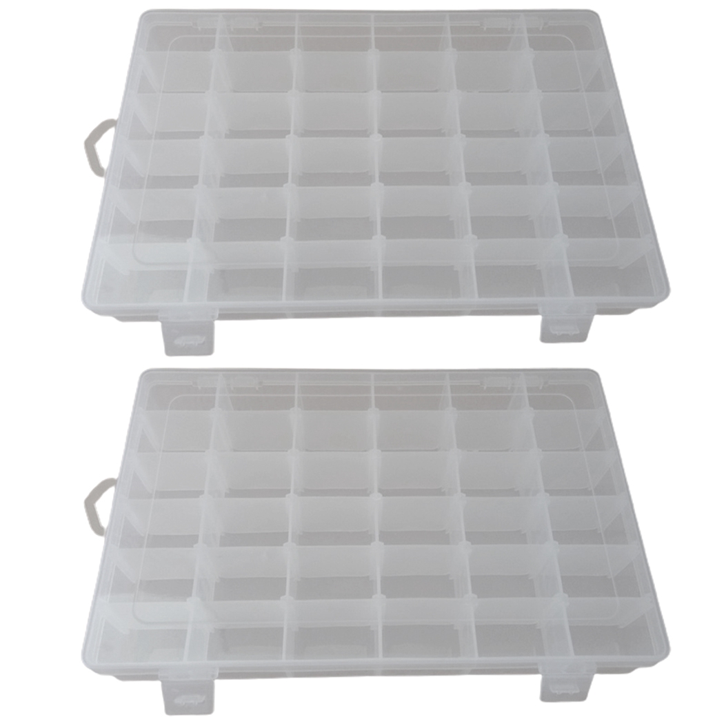 Spalding Fasteners Clear Plastic Storage Dividers – 65mm X 40mm – Pack Of 4