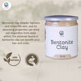 thumbnail image 4 of Bentonita en polvo de arcilla YOGI'S GIFT, 454 g, para mascarilla facial y baño, 4 of 6