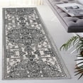 thumbnail image 2 of SAFAVIEH Odyssey Edith Floral Runner Rug, Grey/Dark Grey, 2'2" x 8', 2 of 8