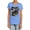 Carolina Blue, variant on Harry Potter Trio Collage Women's T Shirt, Athletic Heather, Small