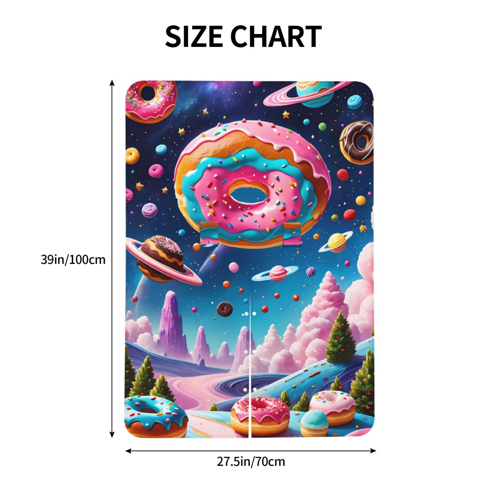 Naloa Colorful Donut Baby Car Seat Cover, Breathable Baby Carrier Cover, Multiuse Baby Carrier Cover & Nursing Breastfeeding Cover