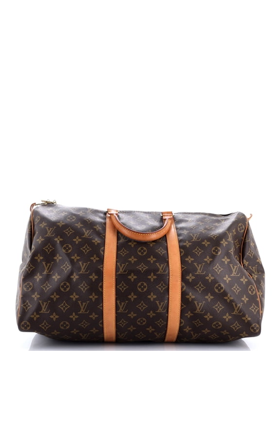 Pre-Owned Keepall Bag Monogram Canvas 50 By Rebag