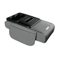 thumbnail image 3 of harayaa Car Armrest Box Pad Front Seat Practical Premium Anti Scratch Console Organizer gray, 3 of 8