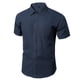 thumbnail image 1 of pstuiky camisetas para hombre, Camiseta deportiva informal de manga corta con cuello en V y cordones para hombre camisas casuales para hombre xl, 1 of 5