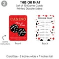 thumbnail image 6 of Big Dot of Happiness Las Vegas - 4 Casino Party Games - 10 Cards Each - Gamerific Bundle, 6 of 8