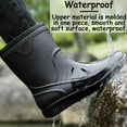 thumbnail image 4 of AUXDIQ Wellington Boots Men Mid-calf Wellies Waterproof Rain Boots Outdoor Garden Shoes, 4 of 6