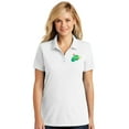 thumbnail image 1 of Womens Golf Patch Moisture-Wicking Polo Shirt, 4XL White, 1 of 5