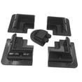 thumbnail image 3 of Kit de soporte de soporte de panel solar Kit de montaje del panel solar techo de techo fácil de instalación con caja de unión para RVS de tejados 5pcs negro, 3 of 8