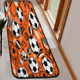 thumbnail image 6 of CURLYOOT Football Soccer Print Runner Rug 2'x6' Washable Kitchen Runner Rug Indoor Non Slip Laundry Rugs Floor Carpet for Hallway Kitchen Entryway Bedroom Living Room, 6 of 9