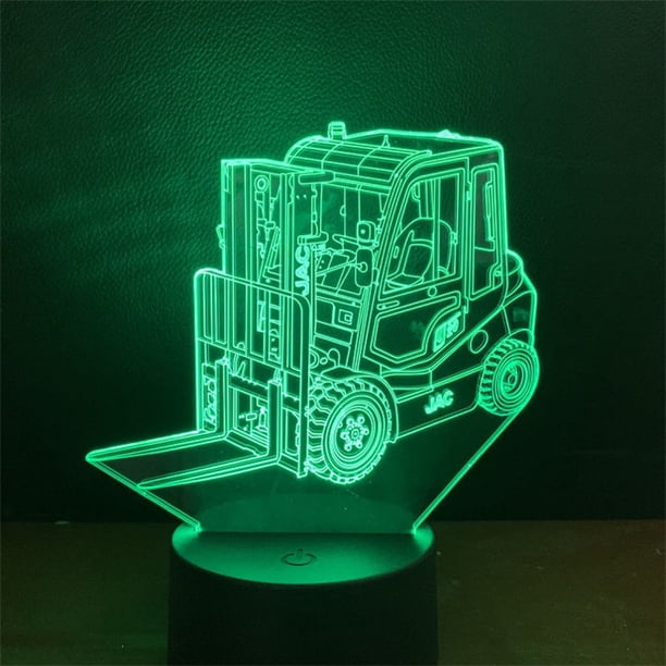 Luz nocturna USB para coche, camión de bomberos, furgoneta, motocicleta, camión, Vo