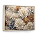 thumbnail image 2 of Designart "Muted Colors Adorning A Minimalist Painting Of Mums I" Mums Floater Framed Canvas Prints, 2 of 5