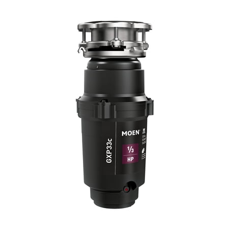Moen Lite Series PRO 1/3 HP Continuous Feed Garbage Disposal, GXP33C