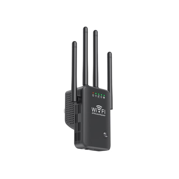 WiFi Extender Signal Booster Long Range, Internet Booster for Home, Wireless Internet Repeater and Signal Amplifier, 5 Modes,1-Tap Setup, Supports Ethernet