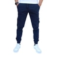 thumbnail image 1 of Jogger cargo de gabardina stretch John Silver Corte skinny color azul marino, 1 of 4