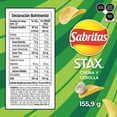 thumbnail image 3 of Papas fritas Stax sabor crema y cebolla 155.9 g, 3 of 5