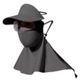 thumbnail image 1 of Fokuz Four In 1 Summer For Cycling With Long Ice Silk Scarf Full Face Sun Gear For Outdoor Riding Ice Silk Sunscreen Face Full Face Cycling Sunshade Hat Integrated, 1 of 3